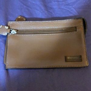 Small leather clutch made by Belgian designer